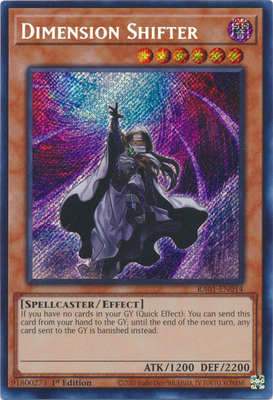 Dimension Shifter (Secret Rare) - RA01-EN014 - Secret Rare - 1st Edition available at 401 Games Canada