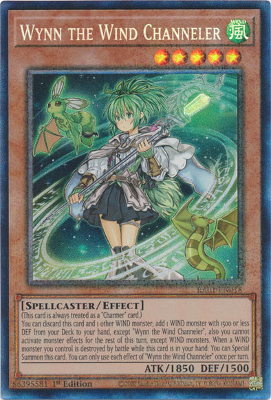 Wynn the Wind Channeler (PCR) - RA01-EN018 - Prismatic Collector’s Rare - 1st Edition available at 401 Games Canada