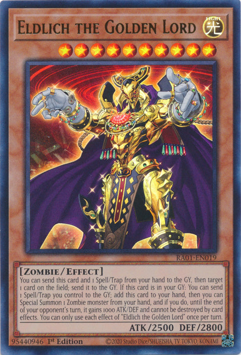 Eldlich the Golden Lord (UR) - RA01-EN019 - Ultra Rare - 1st Edition available at 401 Games Canada