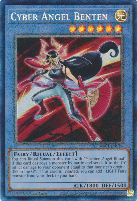 Cyber Angel Benten (PCR) - RA01-EN024 - Prismatic Collector’s Rare - 1st Edition available at 401 Games Canada