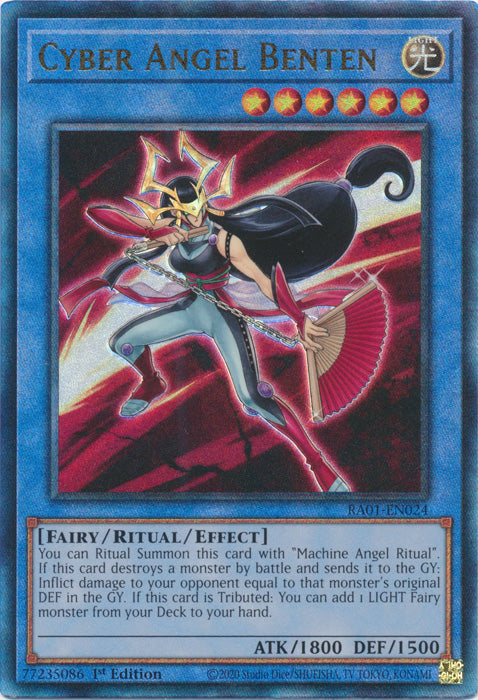 Cyber Angel Benten (PUR) - RA01-EN024 - Prismatic Ultimate Rare - 1st Edition available at 401 Games Canada