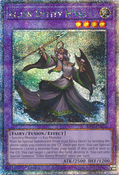 Elder Entity N'tss - RA01-EN026 - Quarter Century Secret Rare - 1st Edition available at 401 Games Canada