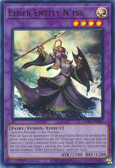 Elder Entity N'tss (UR) - RA01-EN026 - Ultra Rare - 1st Edition available at 401 Games Canada