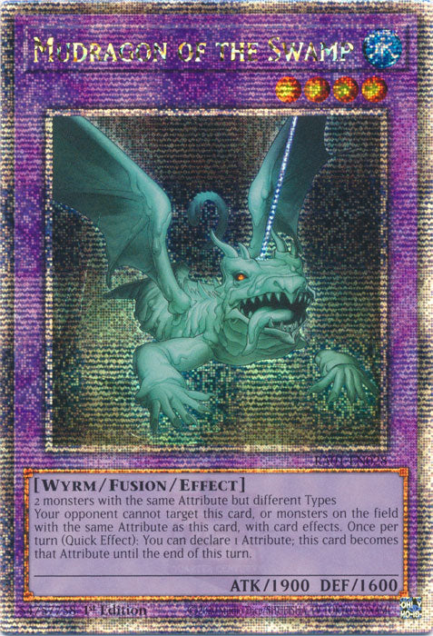 401 Games Canada - Mudragon of the Swamp - RA01-EN028 - Quarter Century Secret Rare - 1st Edition 401 Games Canada - Mudragon of the Swamp - RA01-EN028 - Quarter Century Secret Rare - 1st Edition
