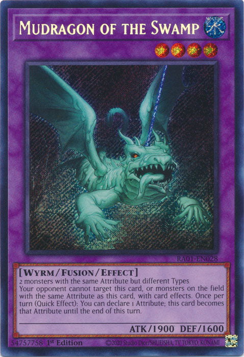 Mudragon of the Swamp (Secret Rare) - RA01-EN028 - Secret Rare - 1st Edition available at 401 Games Canada