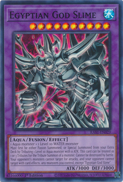 Egyptian God Slime - RA01-EN029 - Super Rare - 1st Edition available at 401 Games Canada