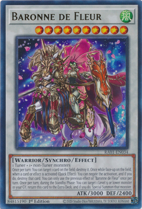 Baronne de Fleur (UR) - RA01-EN034 - Ultra Rare - 1st Edition available at 401 Games Canada