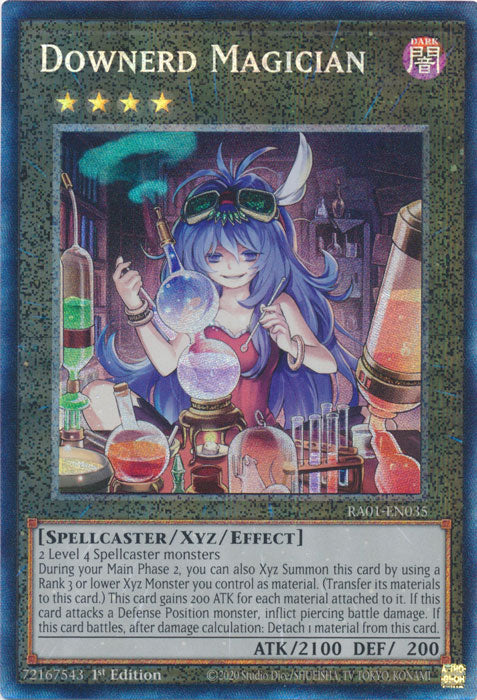 Downerd Magician (PCR) - RA01-EN035 - Prismatic Collector’s Rare - 1st Edition available at 401 Games Canada