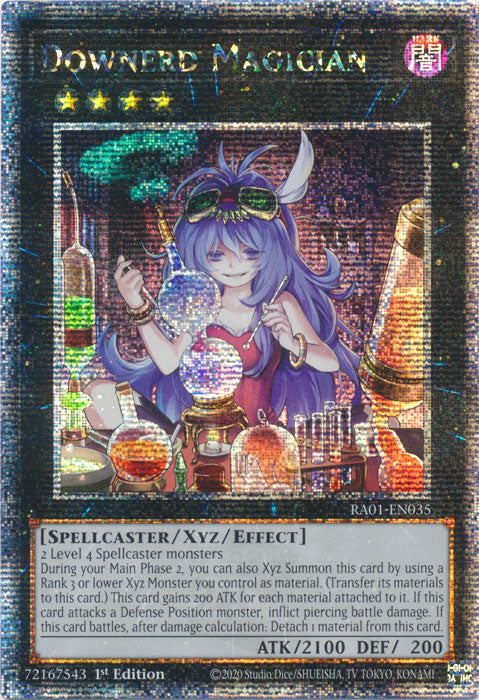 Downerd Magician - RA01-EN035 - Quarter Century Secret Rare - 1st Edition available at 401 Games Canada