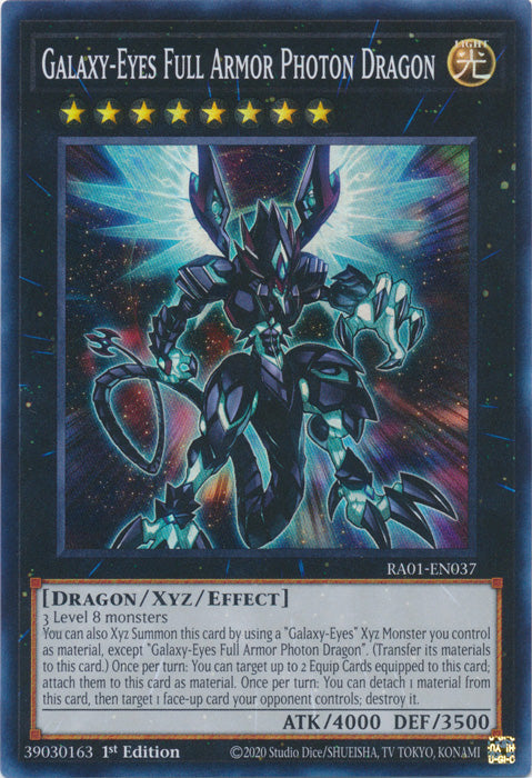 Galaxy-Eyes Full Armor Photon Dragon - RA01-EN037 - Super Rare - 1st Edition available at 401 Games Canada