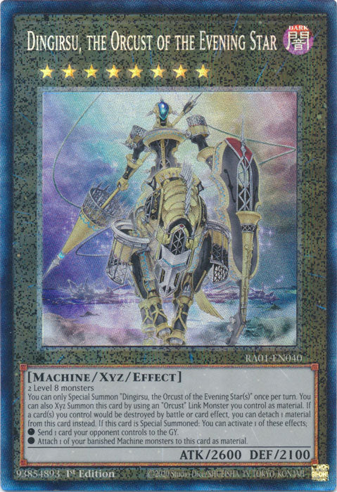 Dingirsu, the Orcust of the Evening Star (PCR) - RA01-EN040 - Prismatic Collector’s Rare - 1st Edition available at 401 Games Canada