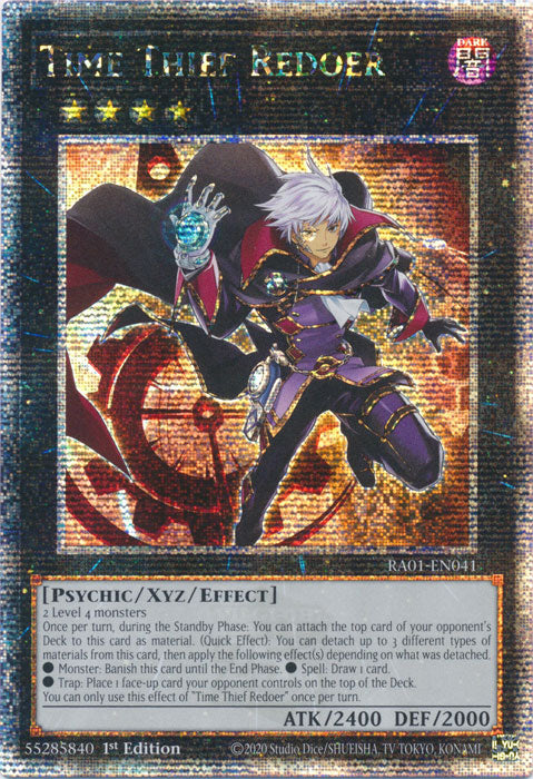 Time Thief Redoer - RA01-EN041 - Quarter Century Secret Rare - 1st Edition available at 401 Games Canada