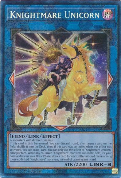 Knightmare Unicorn (Alternate Art) (PCR) - RA01-EN043 - Prismatic Collector’s Rare - 1st Edition available at 401 Games Canada