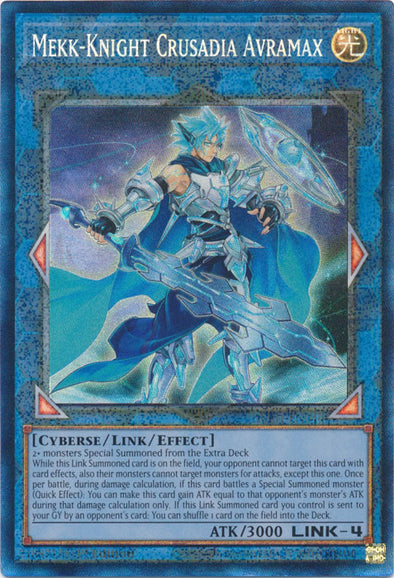 Mekk-Knight Crusadia Avramax (PCR) - RA01-EN044 - Prismatic Collector’s Rare - 1st Edition available at 401 Games Canada