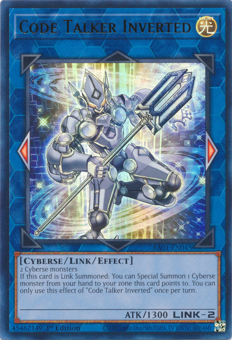 Code Talker Inverted (UR) - RA01-EN045 - Ultra Rare - 1st Edition available at 401 Games Canada