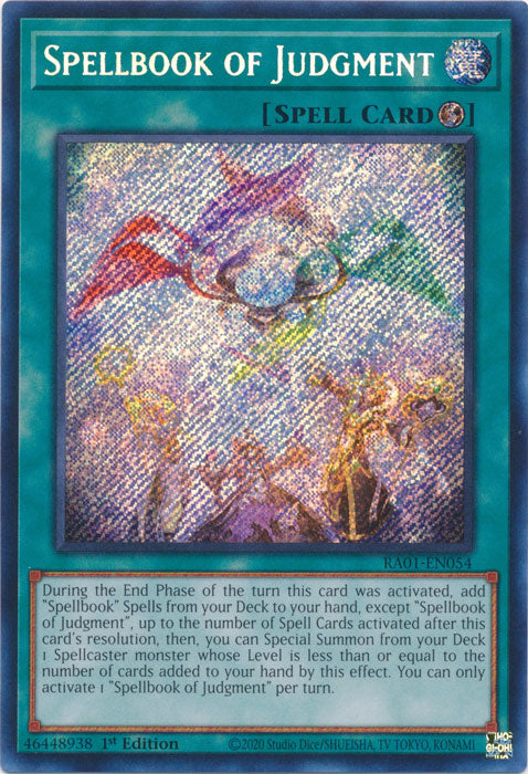 Spellbook of Judgment (Secret Rare) - RA01-EN054 - Secret Rare - 1st Edition available at 401 Games Canada