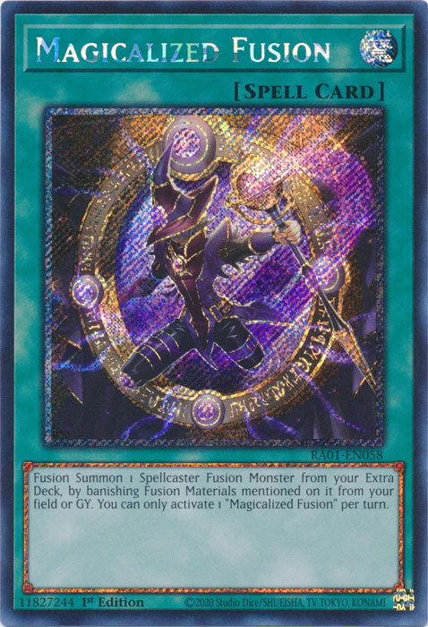 Magicalized Fusion (Platinum Secret Rare) - RA01-EN058 - Platinum Secret Rare - 1st Edition available at 401 Games Canada