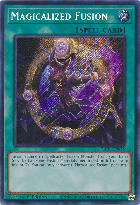 Magicalized Fusion (Secret Rare) - RA01-EN058 - Secret Rare - 1st Edition available at 401 Games Canada