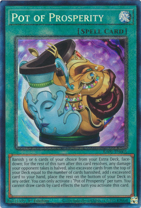 Pot of Prosperity (PCR) - RA01-EN066 - Prismatic Collector’s Rare - 1st Edition available at 401 Games Canada