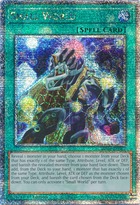 Small World - RA01-EN067 - Quarter Century Secret Rare - 1st Edition available at 401 Games Canada
