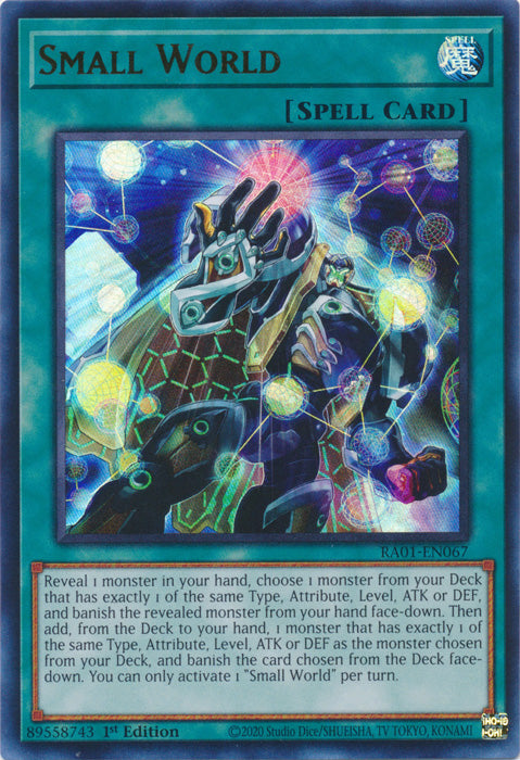 Small World (UR) - RA01-EN067 - Ultra Rare - 1st Edition available at 401 Games Canada