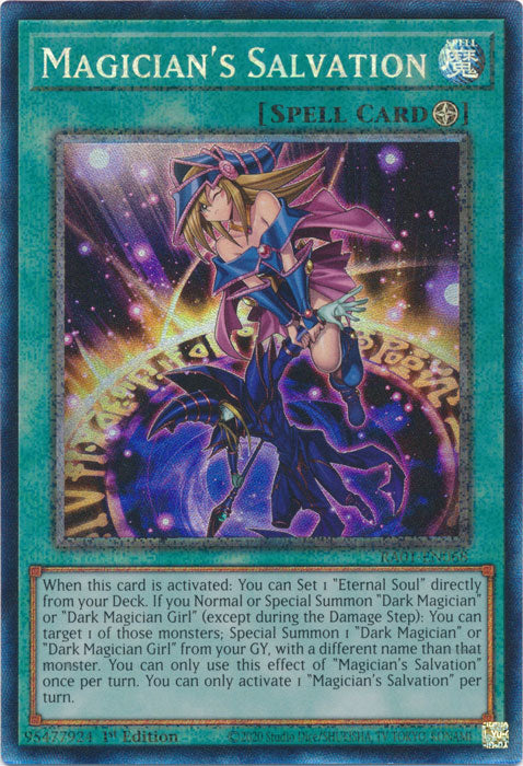 Magician's Salvation (PCR) - RA01-EN068 - Prismatic Collector’s Rare - 1st Edition available at 401 Games Canada