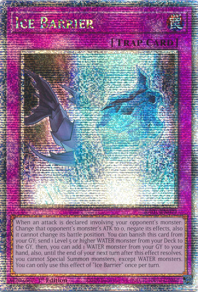 Ice Barrier - RA01-EN071 - Quarter Century Secret Rare - 1st Edition available at 401 Games Canada