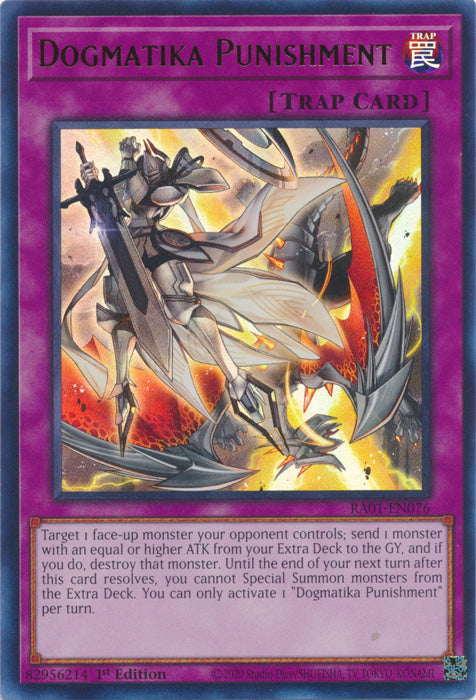 Dogmatika Punishment (UR) - RA01-EN076 - Ultra Rare - 1st Edition available at 401 Games Canada