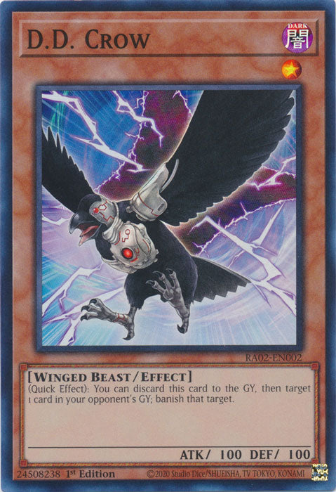 D.D. Crow - RA02-EN002 - Super Rare - 1st Edition