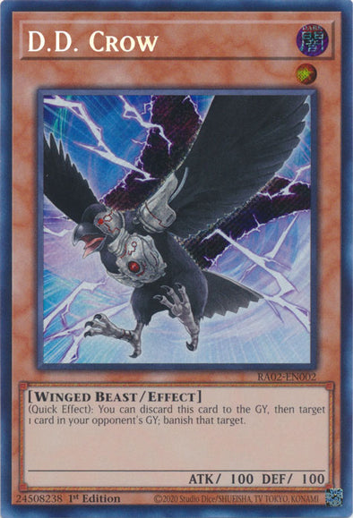 D.D. Crow (Secret Rare) - RA02-EN002 - Secret Rare - 1st Edition