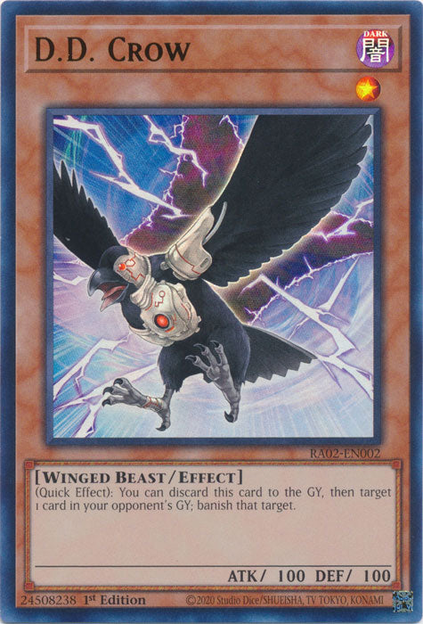 D.D. Crow (UR) - RA02-EN002 - Ultra Rare - 1st Edition