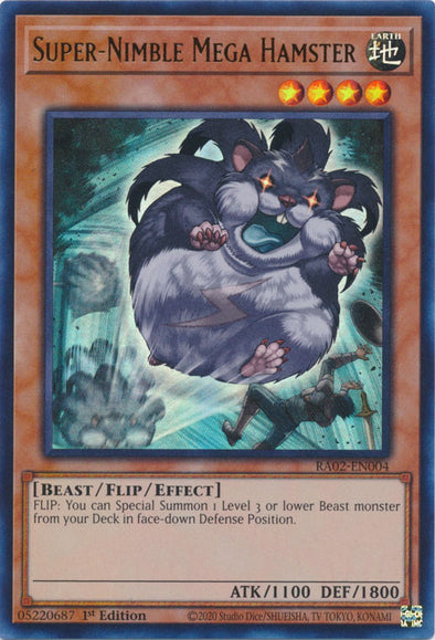 Super-Nimble Mega Hamster (UR) - RA02-EN004 - Ultra Rare - 1st Edition