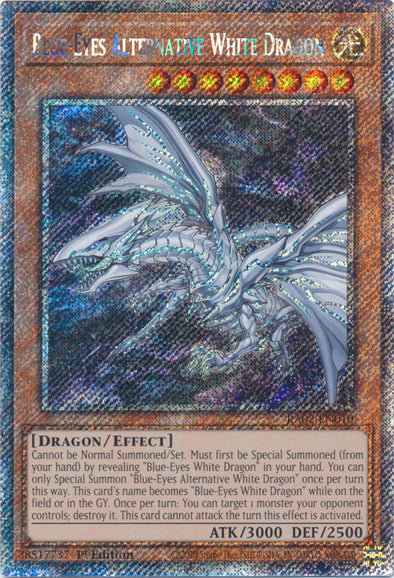 Blue-Eyes Alternative White Dragon (Platinum Secret Rare) - RA02-EN010 - Platinum Secret Rare - 1st Edition