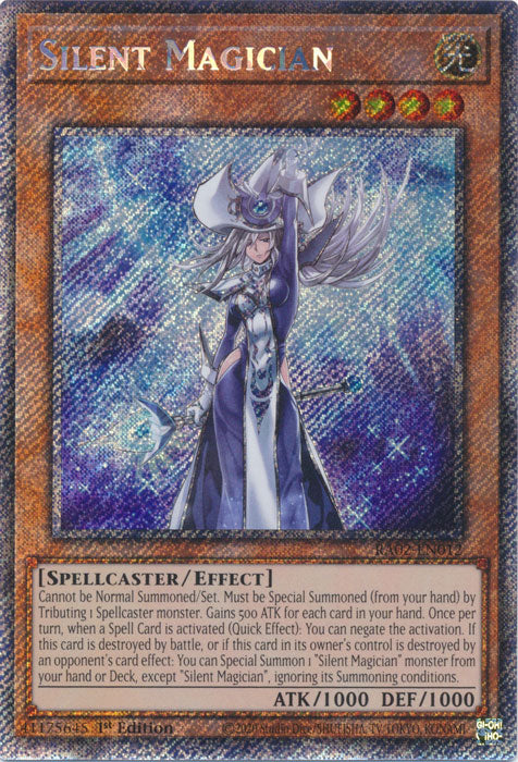 Silent Magician (Platinum Secret Rare) - RA02-EN012 - Platinum Secret Rare - 1st Edition