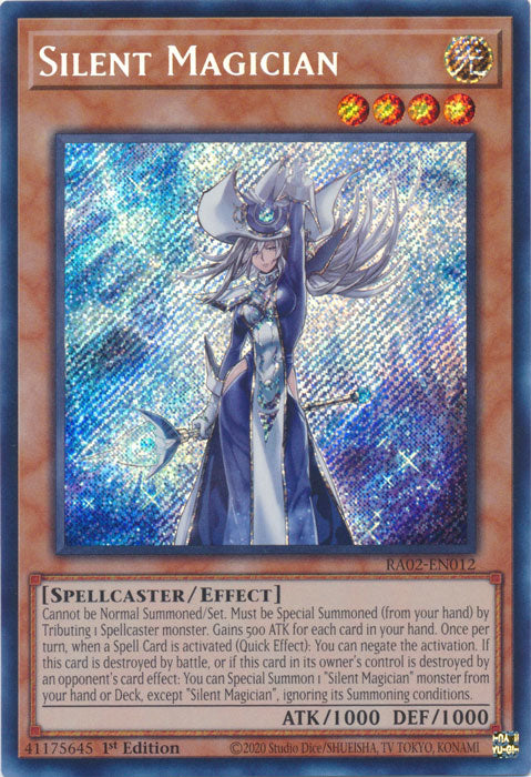 Silent Magician (Secret Rare) - RA02-EN012 - Secret Rare - 1st Edition