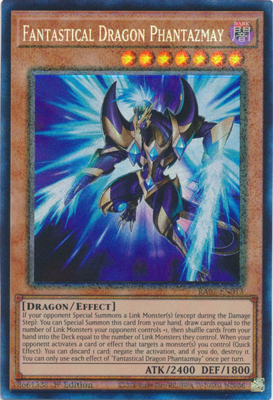 Fantastical Dragon Phantazmay (PCR) - RA02-EN013 - Prismatic Collector's Rare - 1st Edition