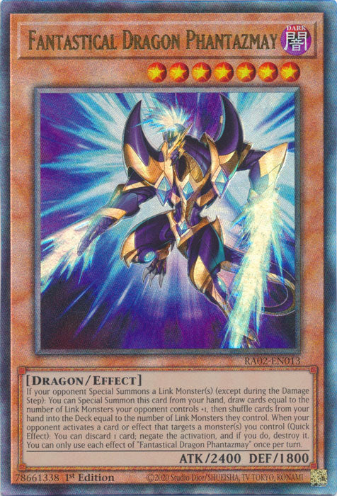 Fantastical Dragon Phantazmay (PUR) - RA02-EN013 - Prismatic Ultimate Rare - 1st Edition