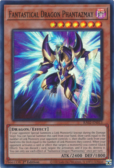 Fantastical Dragon Phantazmay - RA02-EN013 - Super Rare - 1st Edition