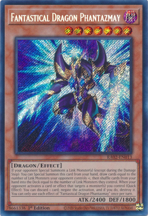 Fantastical Dragon Phantazmay (Secret Rare) - RA02-EN013 - Secret Rare - 1st Edition