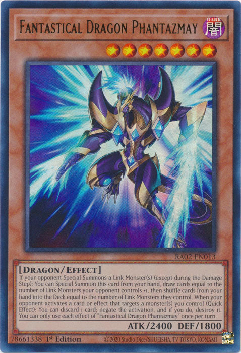 Fantastical Dragon Phantazmay (UR) - RA02-EN013 - Ultra Rare - 1st Edition