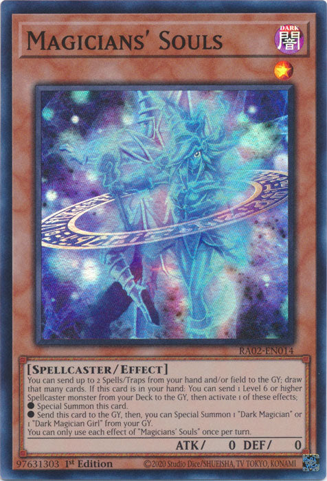 Magicians' Souls (UR) - RA02-EN014 - Ultra Rare - 1st Edition