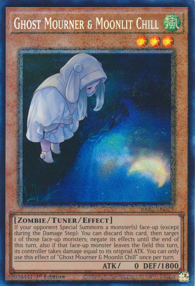 Ghost Mourner & Moonlit Chill (PCR) - RA02-EN015 - Prismatic Collector's Rare - 1st Edition