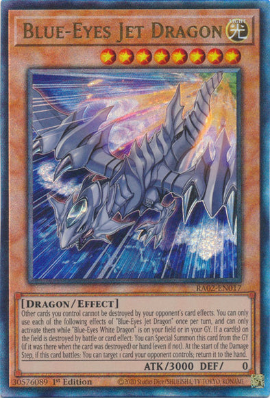 Blue-Eyes Jet Dragon (PUR) - RA02-EN017 - Prismatic Ultimate Rare - 1st Edition