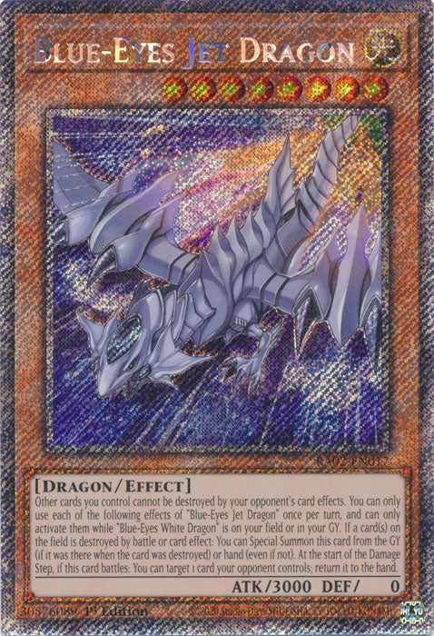 Blue-Eyes Jet Dragon (Platinum Secret Rare) - RA02-EN017 - Platinum Secret Rare - 1st Edition