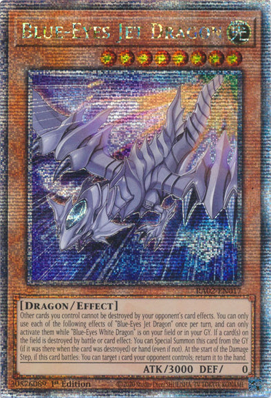 Blue-Eyes Jet Dragon - RA02-EN017 - Quarter Century Secret Rare - 1st Edition