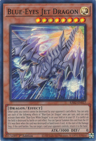 Blue-Eyes Jet Dragon - RA02-EN017 - Super Rare - 1st Edition