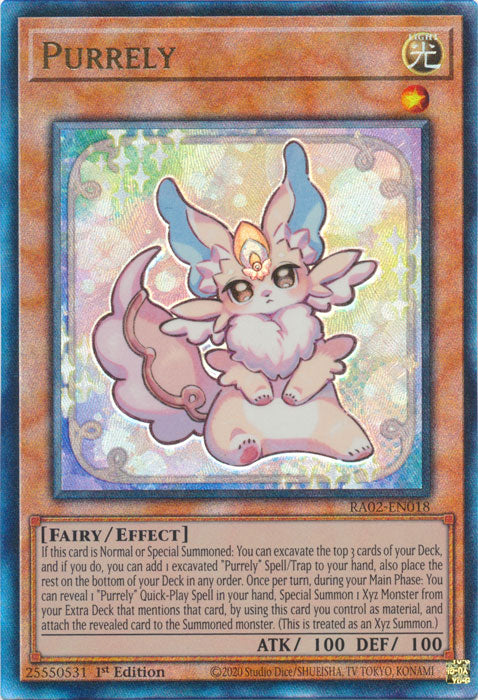 Purrely (PUR) - RA02-EN018 - Prismatic Ultimate Rare - 1st Edition