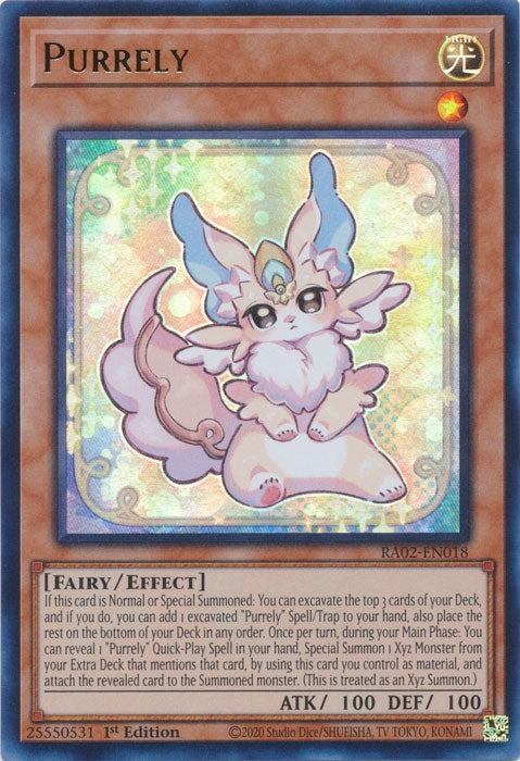 Purrely (UR) - RA02-EN018 - Ultra Rare - 1st Edition