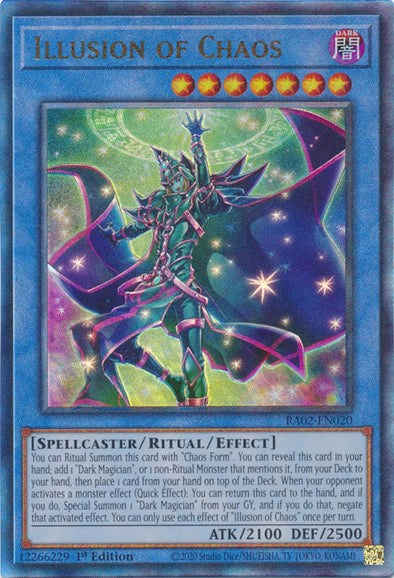 Illusion of Chaos (PUR) - RA02-EN020 - Prismatic Ultimate Rare - 1st Edition