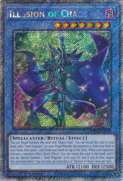 Illusion of Chaos (Platinum Secret Rare) - RA02-EN020 - Platinum Secret Rare - 1st Edition